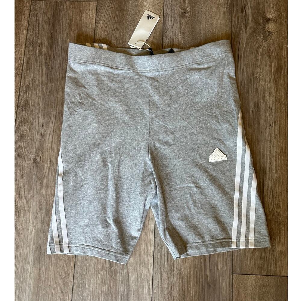 Adidas Gray and White Bike Shorts size XL